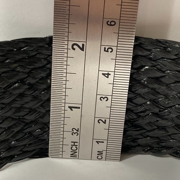 Black Weave Trim 2" 10yds Sewing Ribbon Apparel Crafts Trim by The Yard - Picture 6 of 13